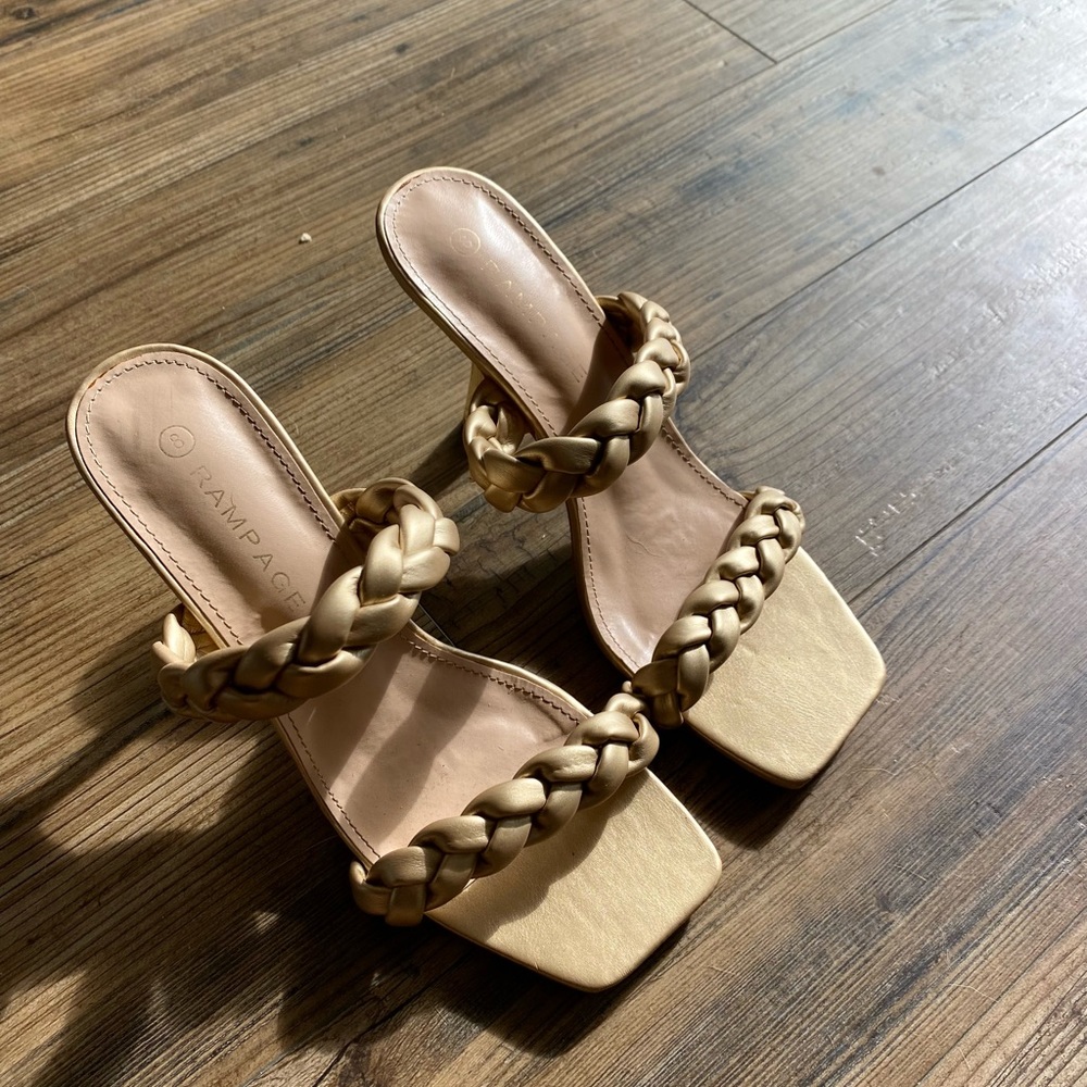 Gold heels